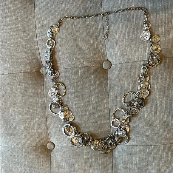 Non Signe SilverRépublique Française Coin Statement Chain Belt